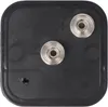 Close-up view of the terminals and casing of a 6V block battery. Voir les images du produit