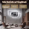Lampada da soffitto a LED, nera, 65 cm, moderna lampada di Anteprima dell’immagine prodotto 2