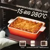 Grand plat à four en céramique - Bord extra haut - Pour Voir les images du produit 5
