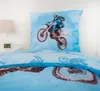Motocross Bettwäsche Set 2tlg. 135x200 cm 100% Microfaser Produktbild-Vorschau 5