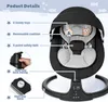 Caveen Elektrische Babywippe mit Bluetooth-Musik, 5 Produktbild-Vorschau 4