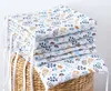 BLUMENWIESE Türkis Blau 100% Baumwolle 180 x 30 cm Produktbild-Vorschau 4
