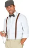 A man dressed in a 1920s style costume, holding a pocket watch. Produktbild-Vorschau