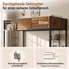 Łóżko piętrowe COSTWAY o wymiarach 90x200 cm z biurkiem i Podgląd zdjęcia produktu 3