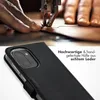 Etui Selencia z prawdziwej skóry na OnePlus 15R – czarne Podgląd zdjęcia produktu 2