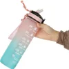 A hand holding a motivational water bottle with time markers. Náhled obrázku produktu