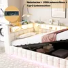 Lit 90x200 cm, canapé-lit avec éclairage LED, prise Voir les images du produit 4