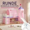 Homestyle4u Hochbett 90x200 mit Rutsche Turm Tunnel Produktbild-Vorschau 11