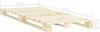 vidaXL Palettenbett Massivholz Kiefer 120×200 cm Produktbild-Vorschau 5