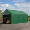 TOOLPORT Skladový stan 4x6 m PVC plachta 700 N tmavě zelená Náhled obrázku produktu 2