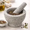 Granitmörser mit Stößel Produktbild-Vorschau 6