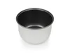 A silver and black inner pot for a rice cooker or steamer, shown from a slightly elevated front angle against a white background. Produktbild-Vorschau