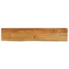 vidaXL Tischplatte mit Baumkante 140x20x2,5 cm Massivholz Produktbild-Vorschau 4