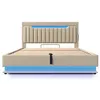 Flieks Polsterbett 140x190cm mit Ladefunktion (USB & Produktbild-Vorschau 11