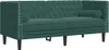 vidaXL Juego de 2 sofás Chesterfield con reposacabezas, Vista previa de la imagen del producto 5