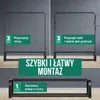 Avalo Industrialny Wieszak na Ubrania - Metal - 110x33x150 Podgląd zdjęcia produktu 3