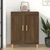 The Living Store Sideboard Braun Eichen-Optik 69,5x34x90 cm Produktbild-Vorschau 1