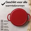 Aviro Gusseisen-Bratpfanne – Ø 26 cm – 5 l – Für alle Produktbild-Vorschau 2