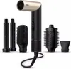 A multi-styling hair dryer with various attachments is displayed against a white background. Produktbild-Vorschau