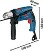 Bosch GSB 13 RE Professional, Ohne Schlüssel, Schwarz, Produktbild-Vorschau 3