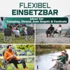 KESSER® Campingstuhl faltbar bis 150 kg Angelstuhl Produktbild-Vorschau 7