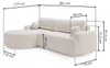 GrainGold Ecksofa L-Form Aurio Rechts - Ecksofa mit Produktbild-Vorschau 7