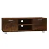 vidaXL TV-Schrank Räuchereiche 120x40,5x35 cm Holzwerkstoff Produktbild-Vorschau 3