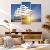 Bild auf Leinwand - Leinwandbild - Yacht Meer Welle - Produktbild-Vorschau 7