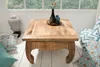 Table basse massive OPIUM ANTIQUE 60 cm en bois de manguier Voir les images du produit 3