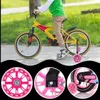 Stützräder Mit LED Rosa Für Kinderfahrrad 12–20 Zoll Produktbild-Vorschau 2