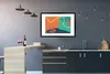 MuchoWow® Gerahmtes Poster Sommer - Formen - Abstrakt 90x60 Produktbild-Vorschau 5