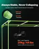A close-up view of a green metal frame structure with a dumbbell hanging from it, accompanied by text highlighting product features and specifications. Anteprima dell’immagine prodotto