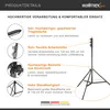 Walimex pro Lampenstativ AIR 355cm mit Luftdämpfung Produktbild-Vorschau 3