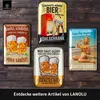 LANOLU Retro Blechschild Bier, lustige Schilder mit Produktbild-Vorschau 5