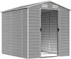 vidaXL Gartenhaus Hellgrau 191 x 215 x 198 cm Verzinkter Produktbild-Vorschau 3