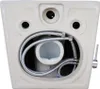 The back of a toilet bowl with plumbing connections visible. Produktbild-Vorschau