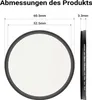Walimex pro Black Diffusion 1/4 Filter Nano 58 mm, Filtre à Voir les images du produit 3