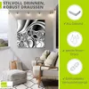 ARTland Wandbild Alu für Innen & Outdoor Silberne Kette Produktbild-Vorschau 2