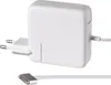 A white Macbook Pro charger with a European plug and a MagSafe connector. Produktbild-Vorschau