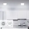 Lampada da soffitto a LED 4000K 16,5 W quadrata cromata Anteprima dell’immagine prodotto 3