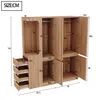 Merax Kleiderschrank mit Schubladen und Kleiderstange, Produktbild-Vorschau 6