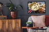 MuchoWow® MuchoWow® Gerahmtes Poster Käsefondue mit Brot Produktbild-Vorschau 2