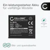 CELLONIC 1x Akku für Kamera Kompatibel mit Canon Digital Produktbild-Vorschau 4