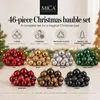 Baubles natalizi in plastica infrangibile - set di 46, oro Anteprima dell’immagine prodotto 15