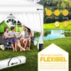 tillvex® 2X Paroi latérale blanche pour pavillon 3x3m & Voir les images du produit 7