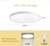 JDONG 54W  LED Deckenleuchte 50cm 3000K  warmliches Weiß Produktbild-Vorschau 6