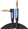 Ugreen AUX-Kabel, abgewinkelt, 3,5 mm, 1,5 m - Blau Produktbild-Vorschau 1