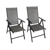 CHILLROI Klappsessel Aluminium 2er Set Gartenstuhl klappbar Produktbild-Vorschau 1