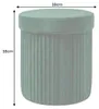 riess-ambiente Hocker ÉLAN 40cm grün Samt runder Sitzhocker Produktbild-Vorschau 7