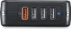 A black USB charging station with four ports, one of which is orange. Anteprima dell’immagine prodotto
